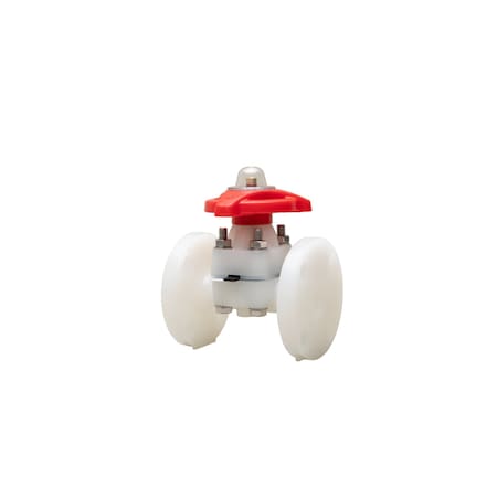 Asahi 2  PVDF/PPG TEF T-14 DIAPHRAGM FLG VALVE 1468020